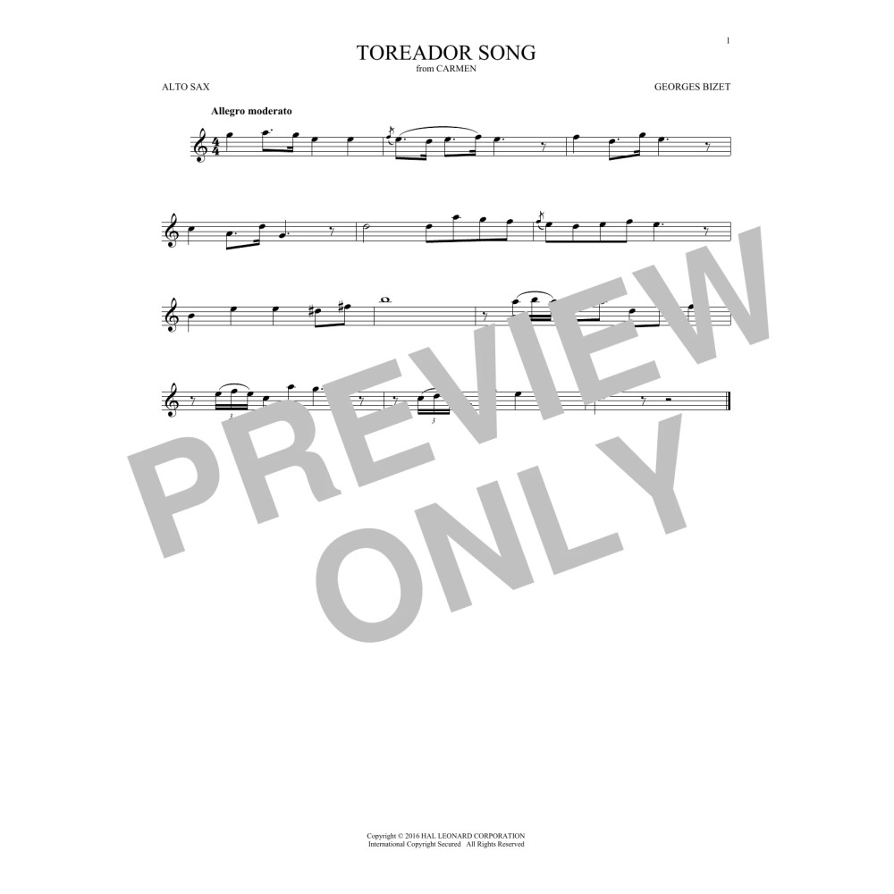 Toreador Song